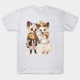 Hyena Couple Gets Married T-Shirt